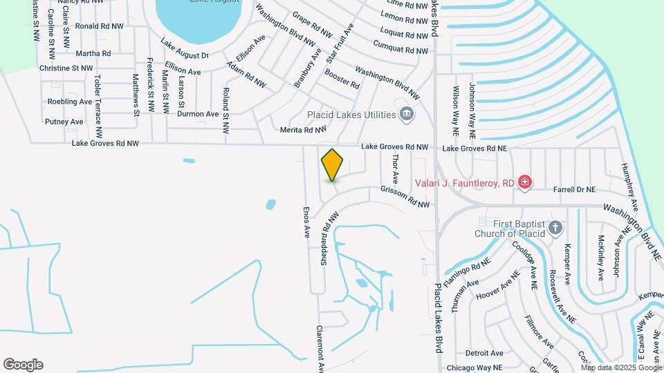 581 Vanguard Ave NW Map and Location Details