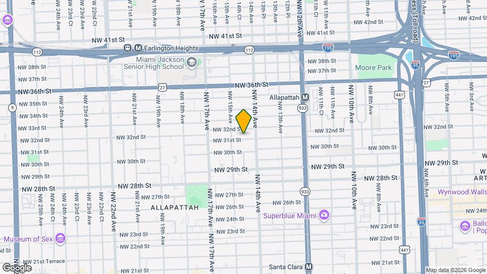 1451 NW 31st St Map and Location Details