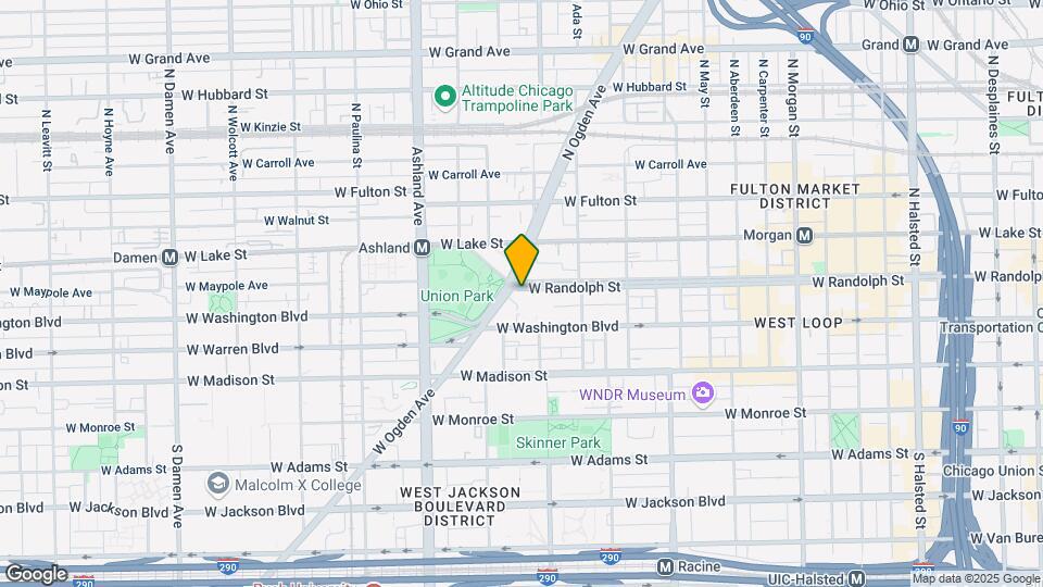 1415 W Randolph St, Unit 401 Map and Location Details