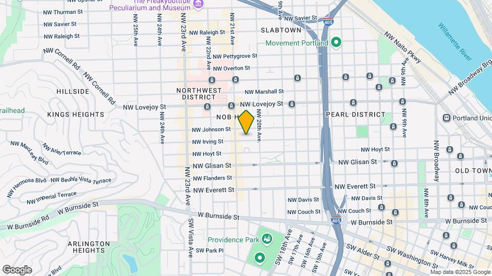 2051 NW Irving St Mapa y Detalles de la Ubicación