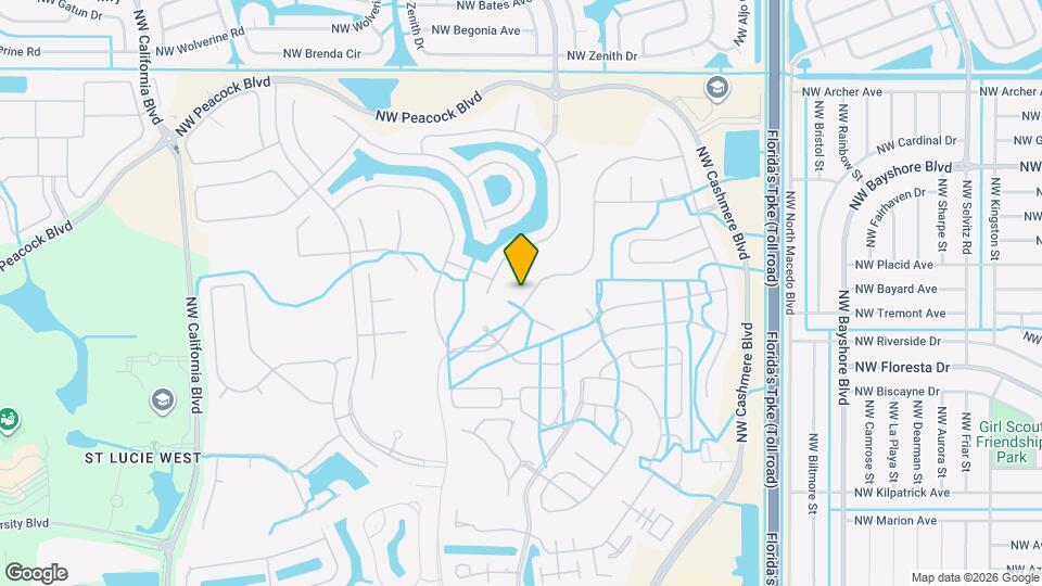 137 NW Magnolia Lakes Blvd Map and Location Details