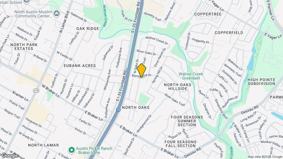 11611 Oak Trail Map and Location Details