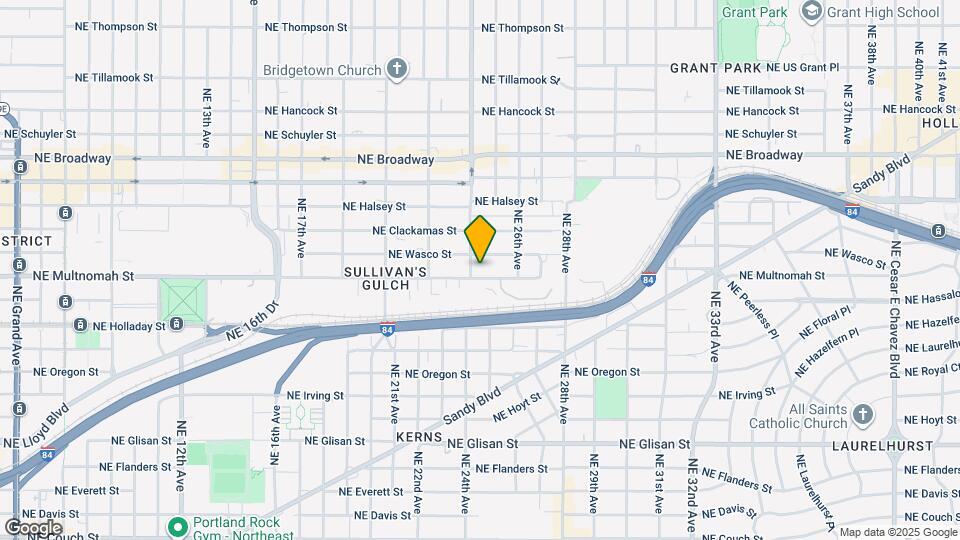 2413 NE Multnomah St Map and Location Details
