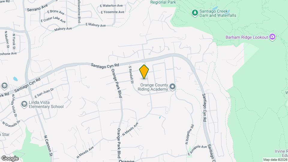 10381 N Meads Ave Mapa y Detalles de la Ubicación