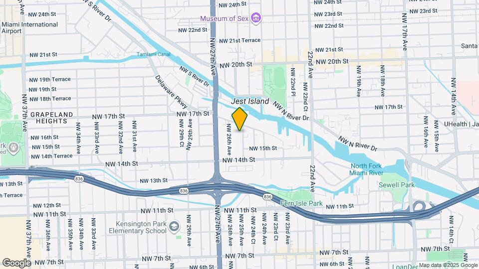 1560 NW 25th Ave Map and Location Details