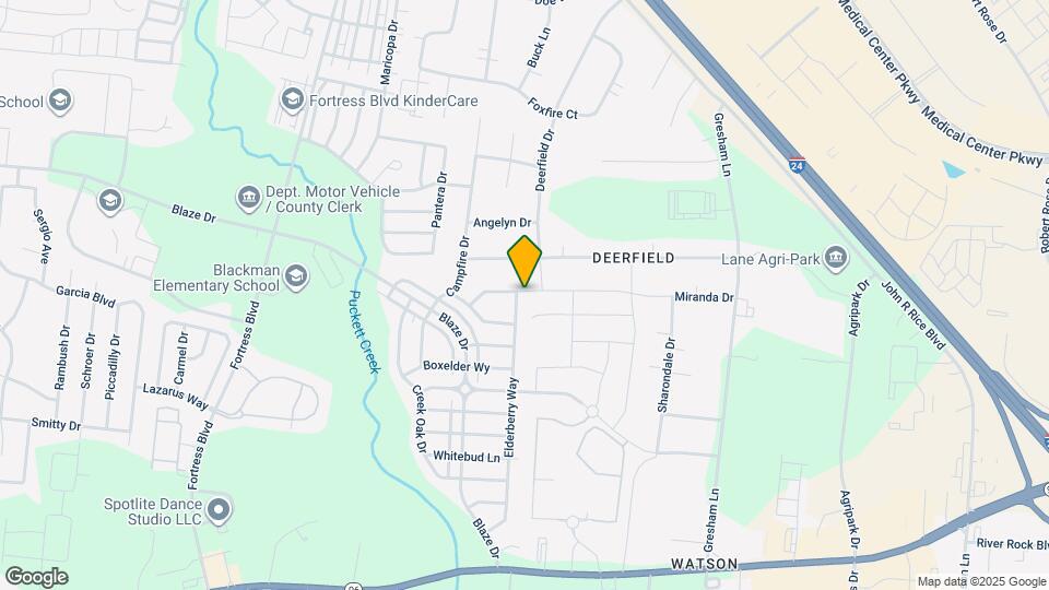 726 Elderberry Way Map and Location Details