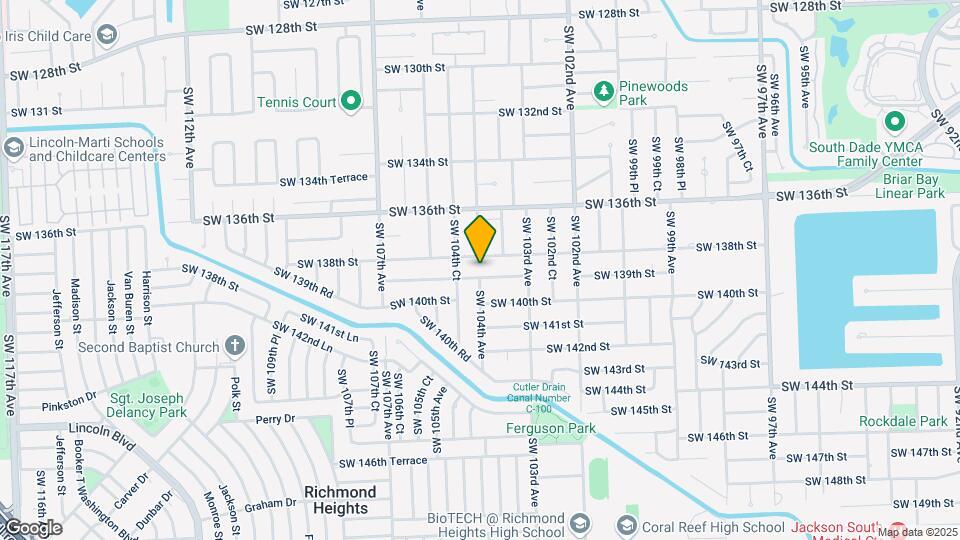 10401 SW 139th St Map and Location Details
