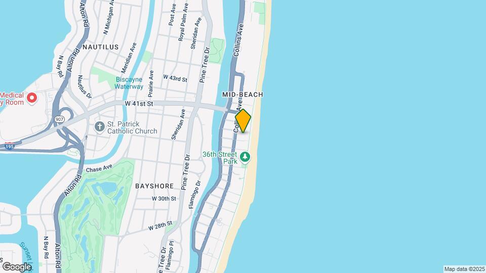 3801 Collins Ave, Unit 144 Map and Location Details