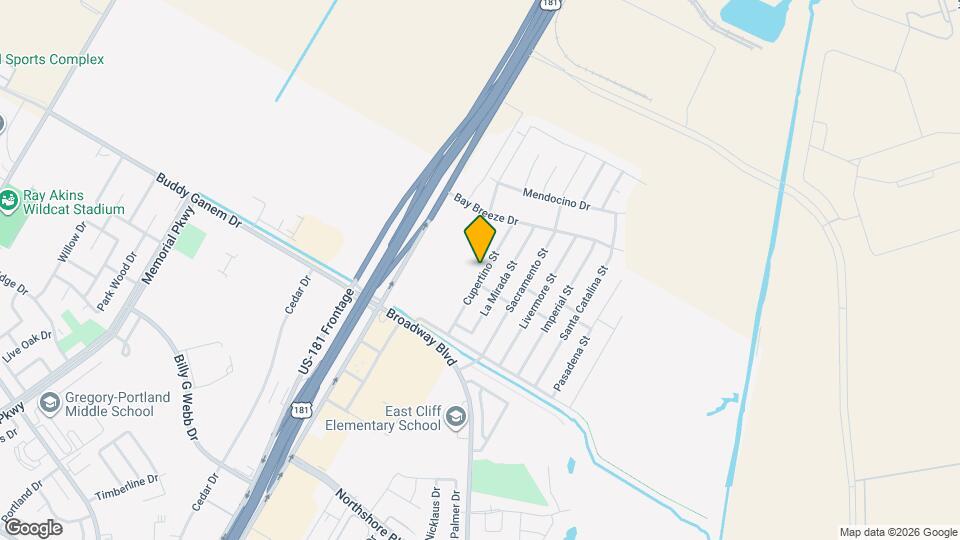 1106 Cupertino St Map and Location Details