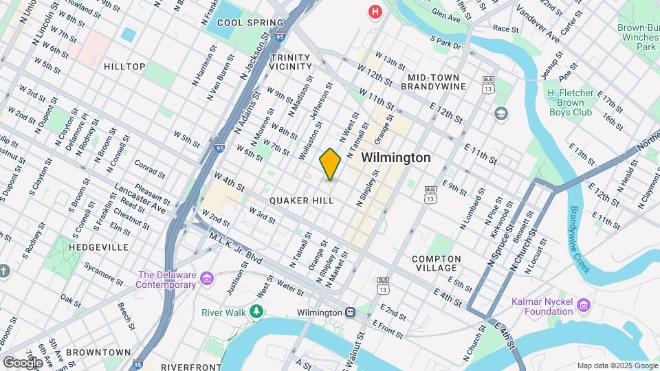 609 Tatnall St Map and Location Details