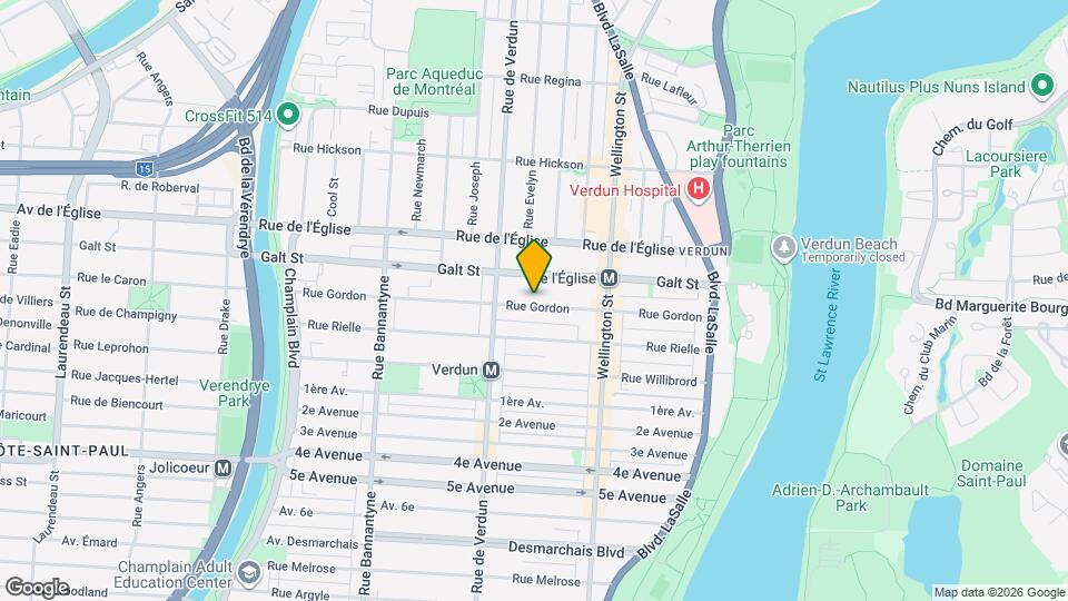 409 Gordon Rue Map and Location Details