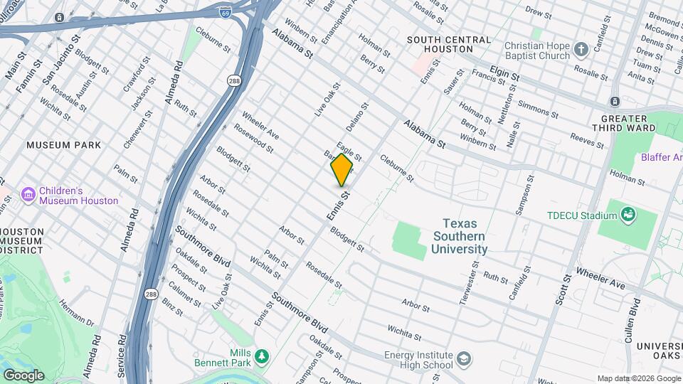 2919 Rosewood St Map and Location Details