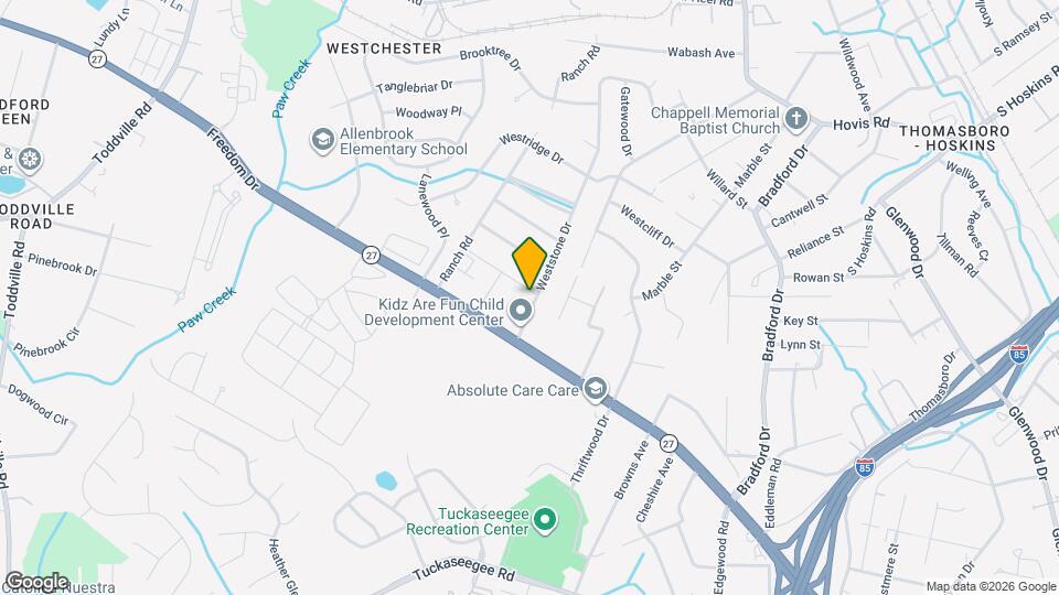 2000 Weststone Dr Map and Location Details