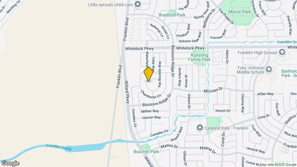 10125 Waterfield Dr Map and Location Details