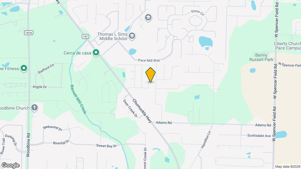 3814 Hawks Landing Cir Map and Location Details