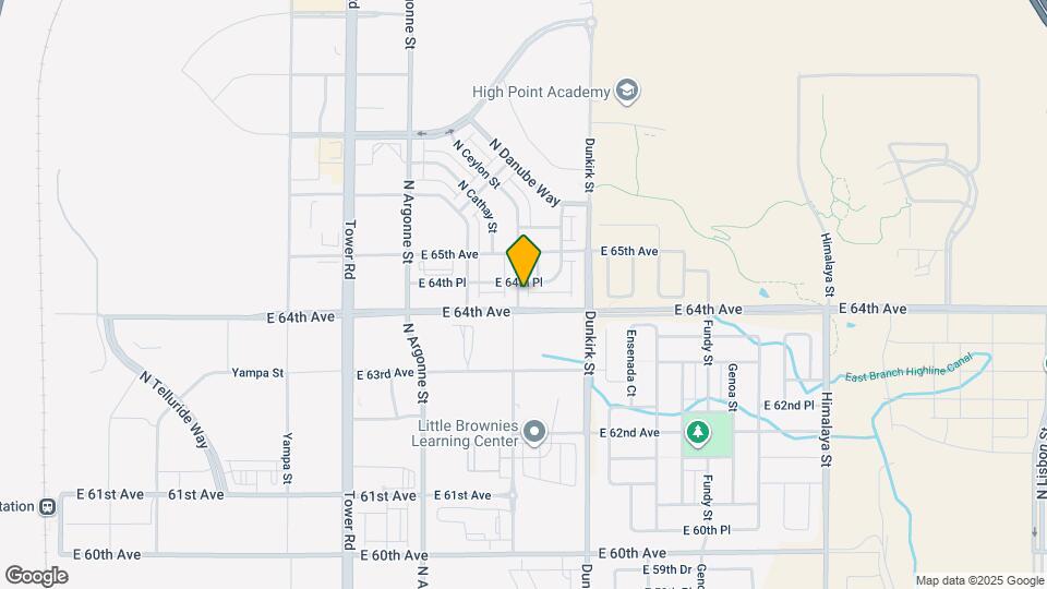 6418 N Ceylon St Map and Location Details
