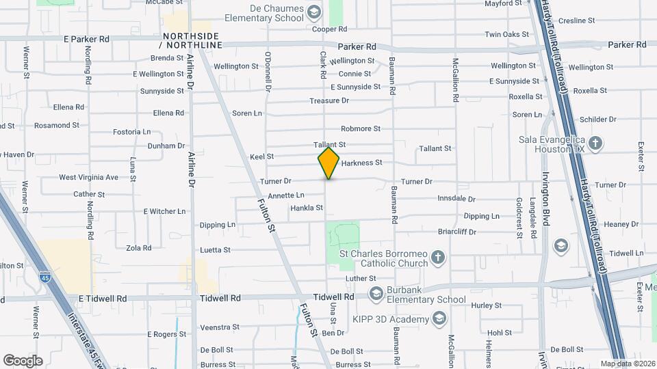 9914 Clark Rd Map and Location Details