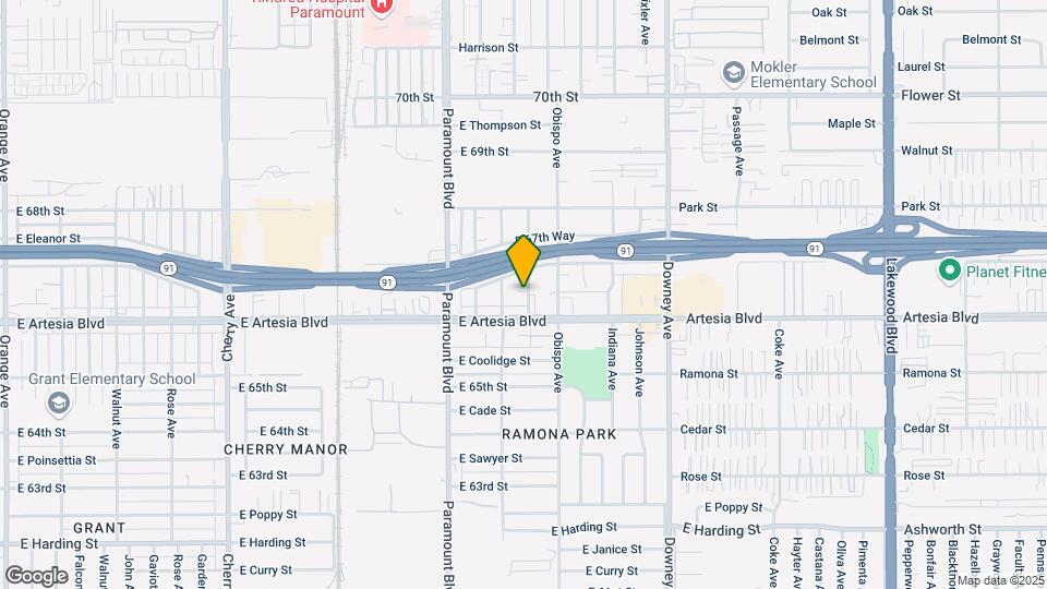 6641 Hammond Ave Map and Location Details