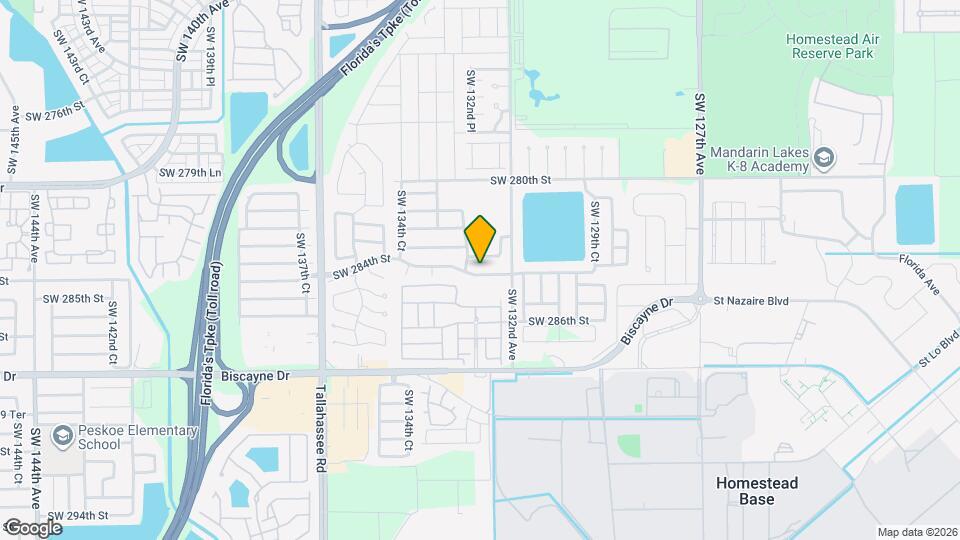 13265 SW 284th St Map and Location Details