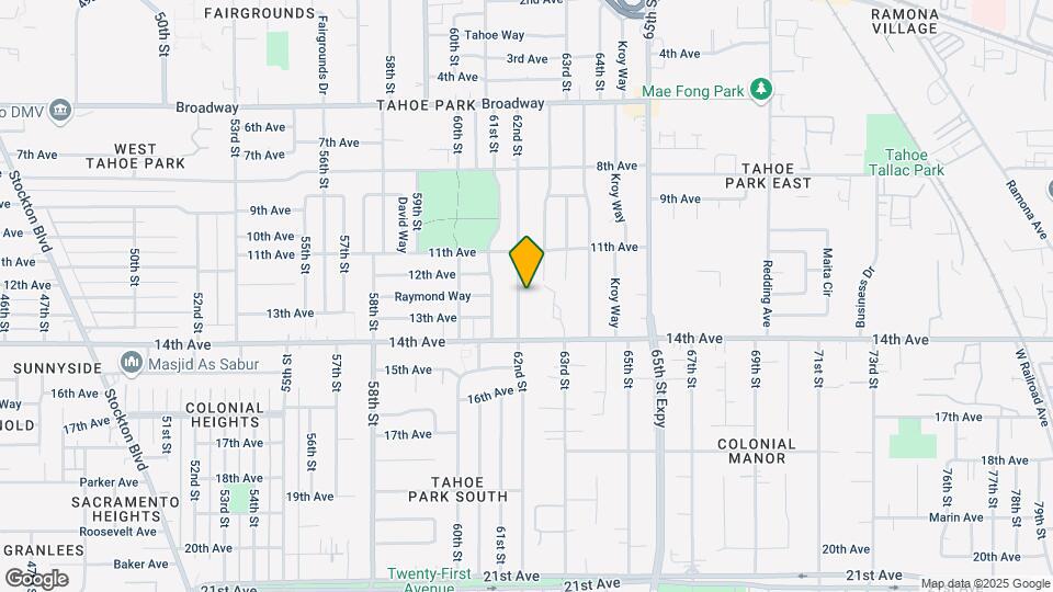 3727 62nd St Map and Location Details