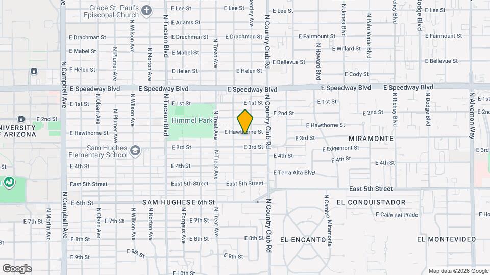 2940 E Hawthorne St Map and Location Details