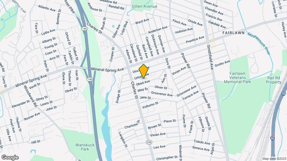 153 Obed Ave Mapa y Detalles de la Ubicación