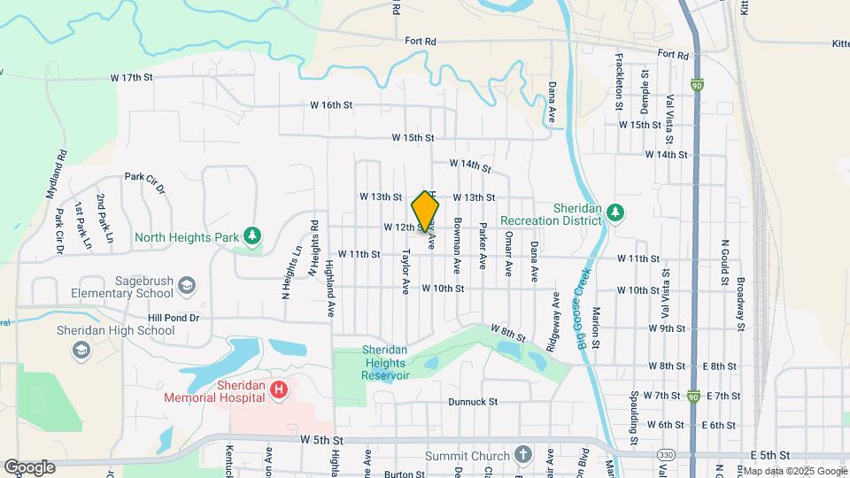 1540 Holloway Ave Map and Location Details