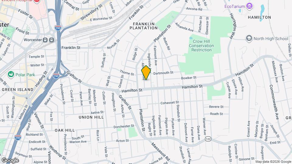 8 Almont Ave Map and Location Details