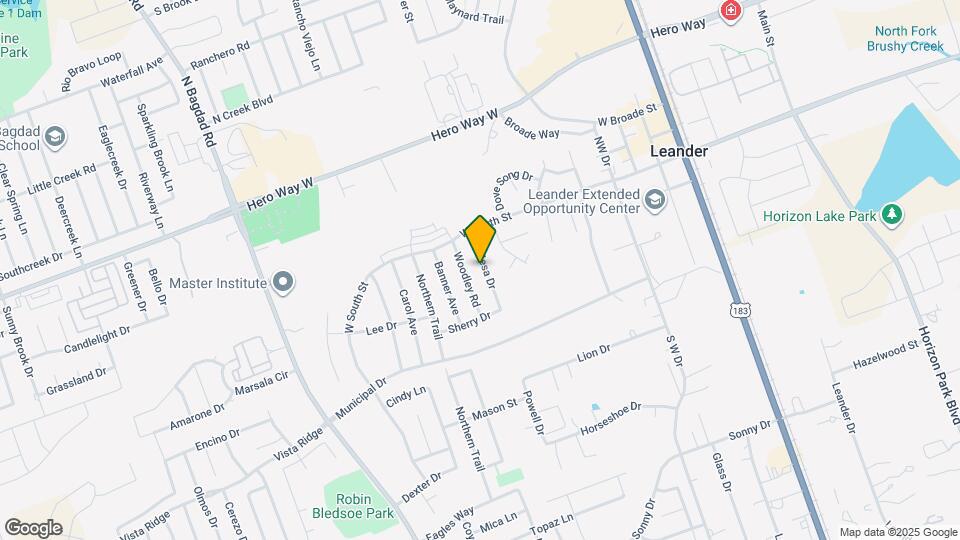 203 Mesa Dr Map and Location Details