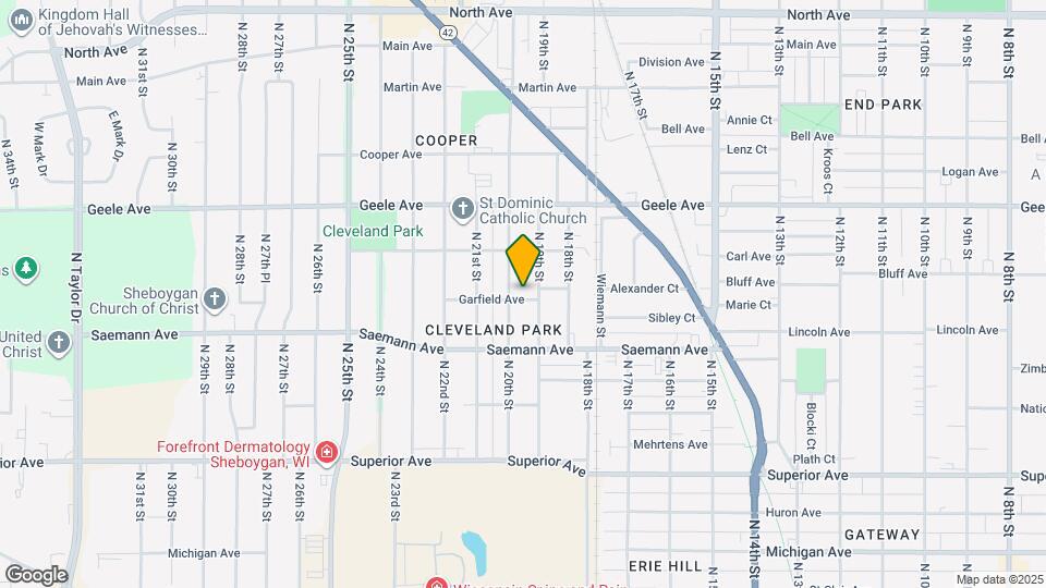 1914 Garfield Ave, Unit 1914 Garfield Ave Mapa y Detalles de la Ubicación