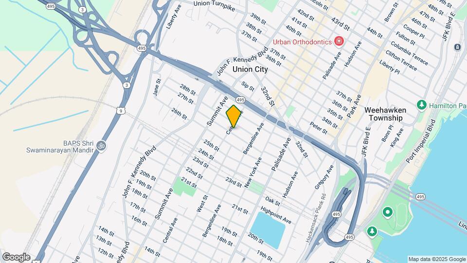 538 27th St Map and Location Details