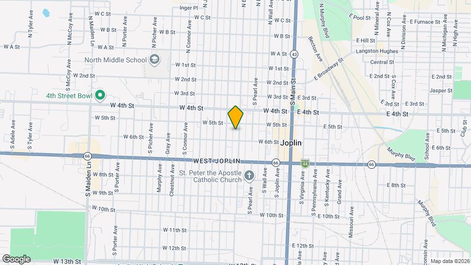 514 S Byers Ave Map and Location Details