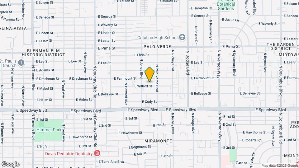 3429 E Willard St Mapa y Detalles de la Ubicación