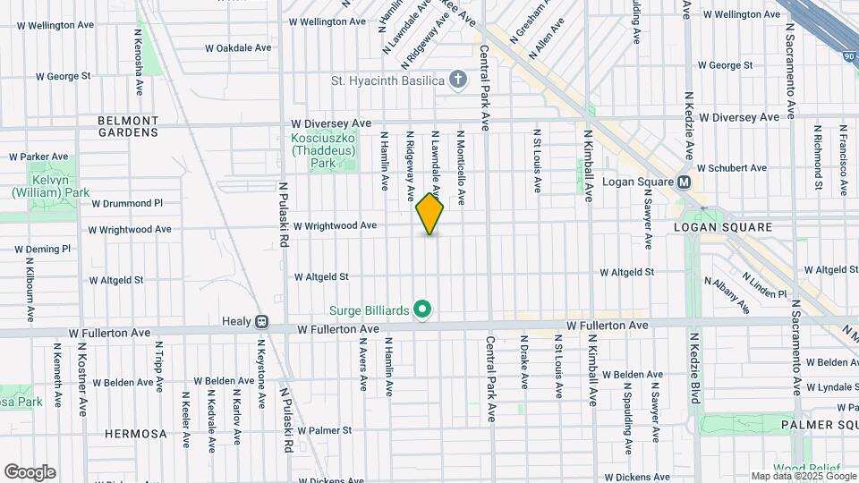 2540 N Lawndale Ave, Unit 1 Mapa y Detalles de la Ubicación