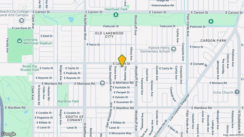 3664 Lomina Ave Map and Location Details