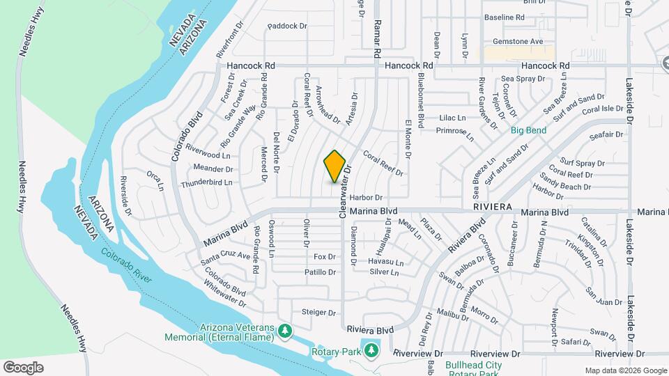 1960 Granada Dr Map and Location Details