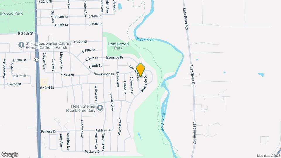 4129 Riverview Ln Map and Location Details