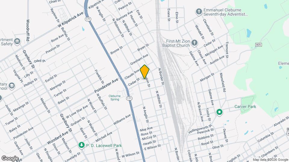 209 E Lone Star St Map and Location Details