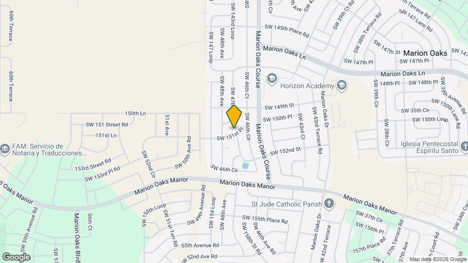 4731 SW 151st Pl Map and Location Details