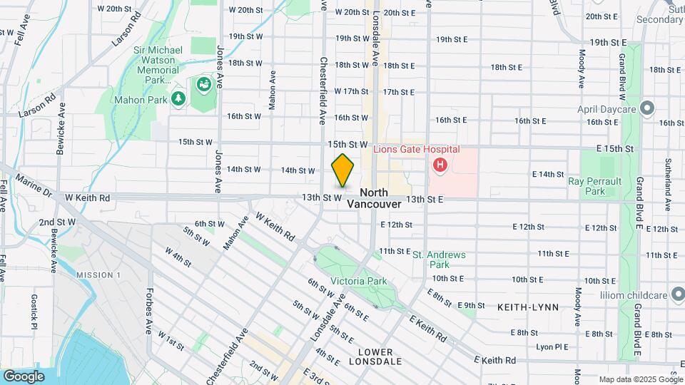 158 13th St W Map and Location Details