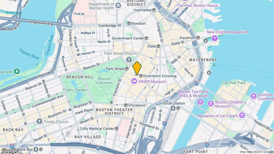 459 Washington St, Unit #1 Map and Location Details