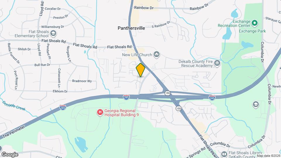 Spanish Trace East Clubhouse Map and Location Details