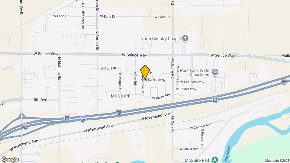 604 N Stephanie St Map and Location Details