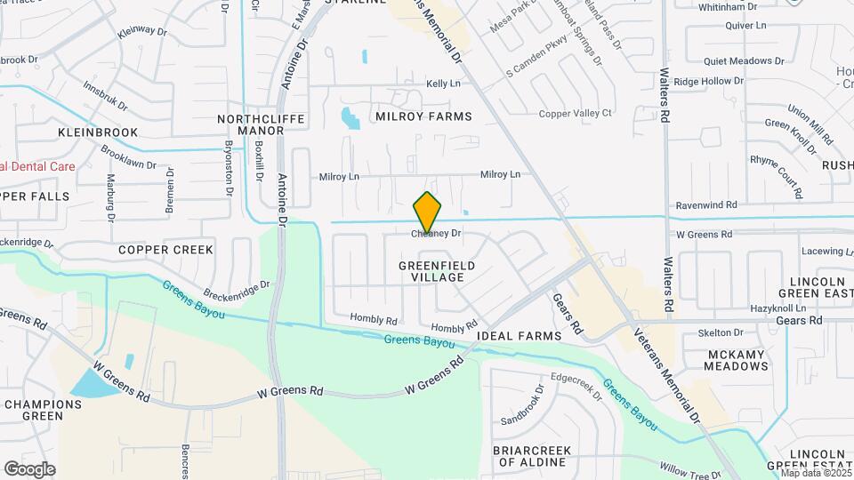 3435 Cheaney Dr Map and Location Details