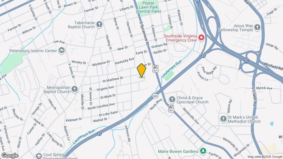 111 Virginia Ave Map and Location Details