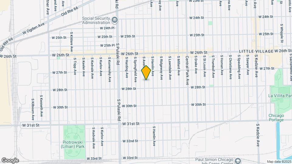 2737 S Avers Ave, Unit 2 Mapa y Detalles de la Ubicación