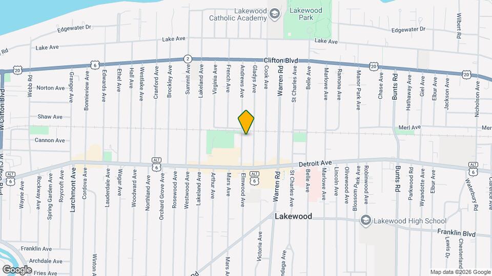 1337 Andrews Ave, Unit Up Mapa y Detalles de la Ubicación