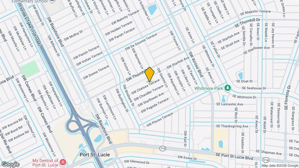 229 SW Chelsea Ter Map and Location Details