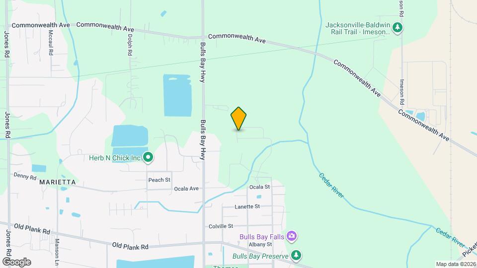 1043 Cedar Slough Dr Map and Location Details