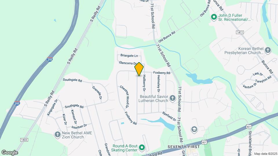 1131 Curry Ford Dr Map and Location Details